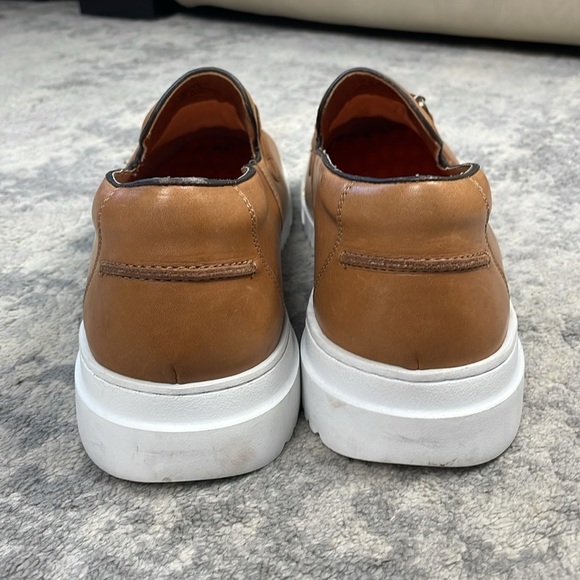New Thomas & Vine Dane Horsebit Loafers Sneakers Brown Leather Lightweight 13 - Picture 10 of 15